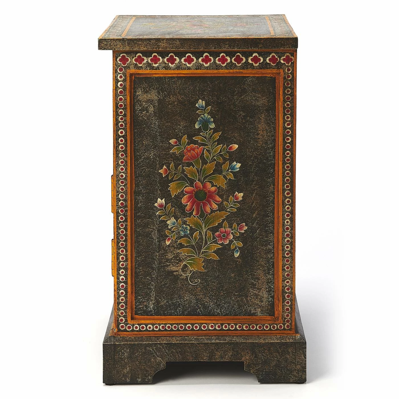 Cheap π Fully Assembled Accent Cabinets & Decorative Chests Butler Specialty Bihar Hand Painted Accent Chest β - Image 3