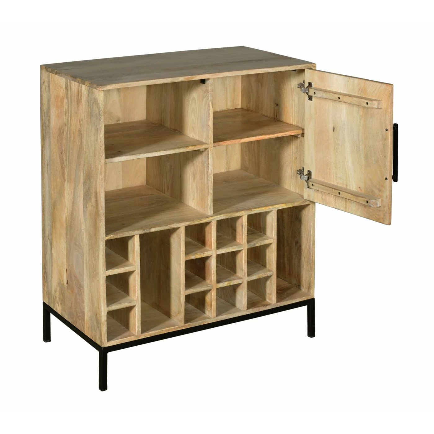 Cheap ๐ Fully Assembled Accent Cabinets & Decorative Chests Coast To Coast Imports Winston 1 Door Wine Cabinet โญ - Image 4