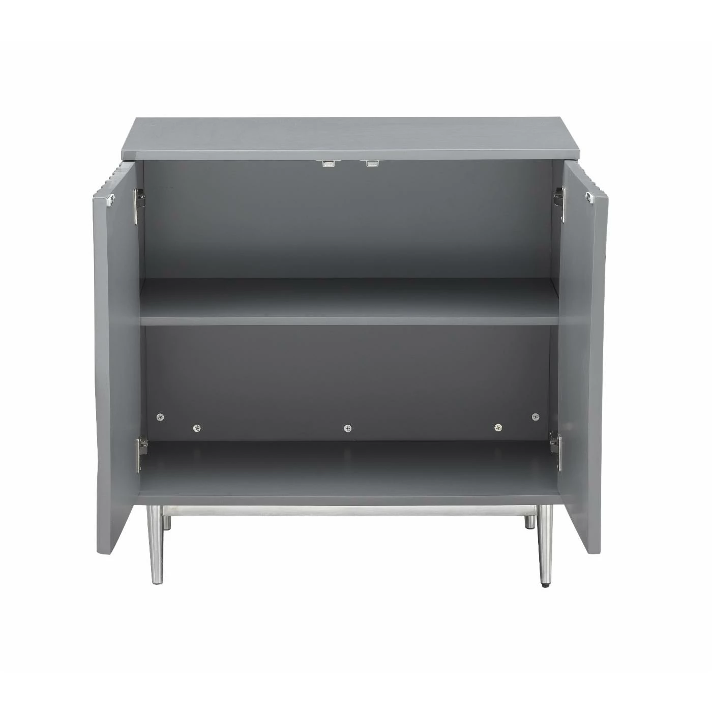 Best Sale ๐งจ Fully Assembled Accent Cabinets & Decorative Chests Coast To Coast Imports Waves 2 Door Accent Cabinet ๐ - Image 4