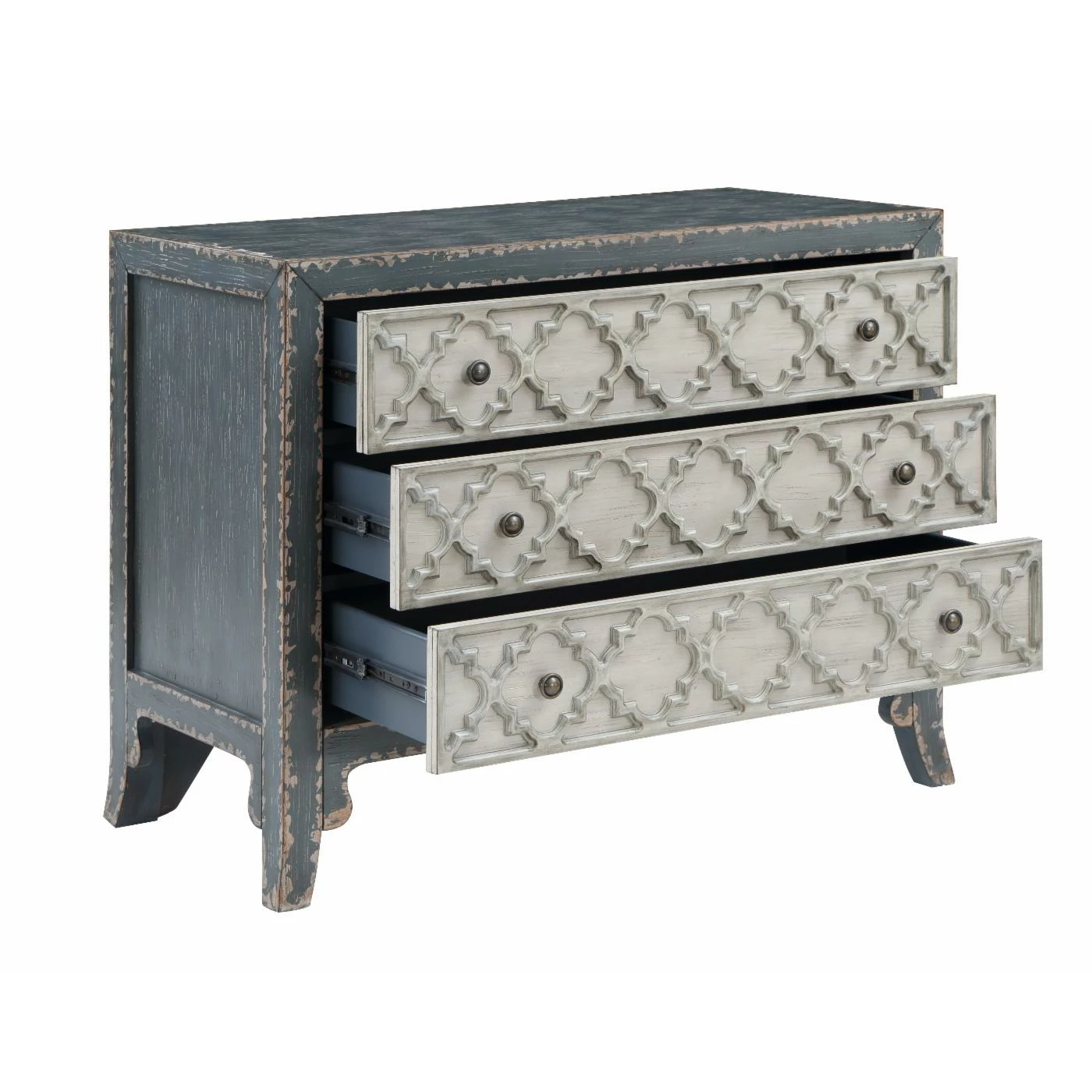 Outlet ๐ Fully Assembled Accent Cabinets & Decorative Chests Coast To Coast Imports Jacoby 3 Drawer Accent Chest ๐ - Image 4