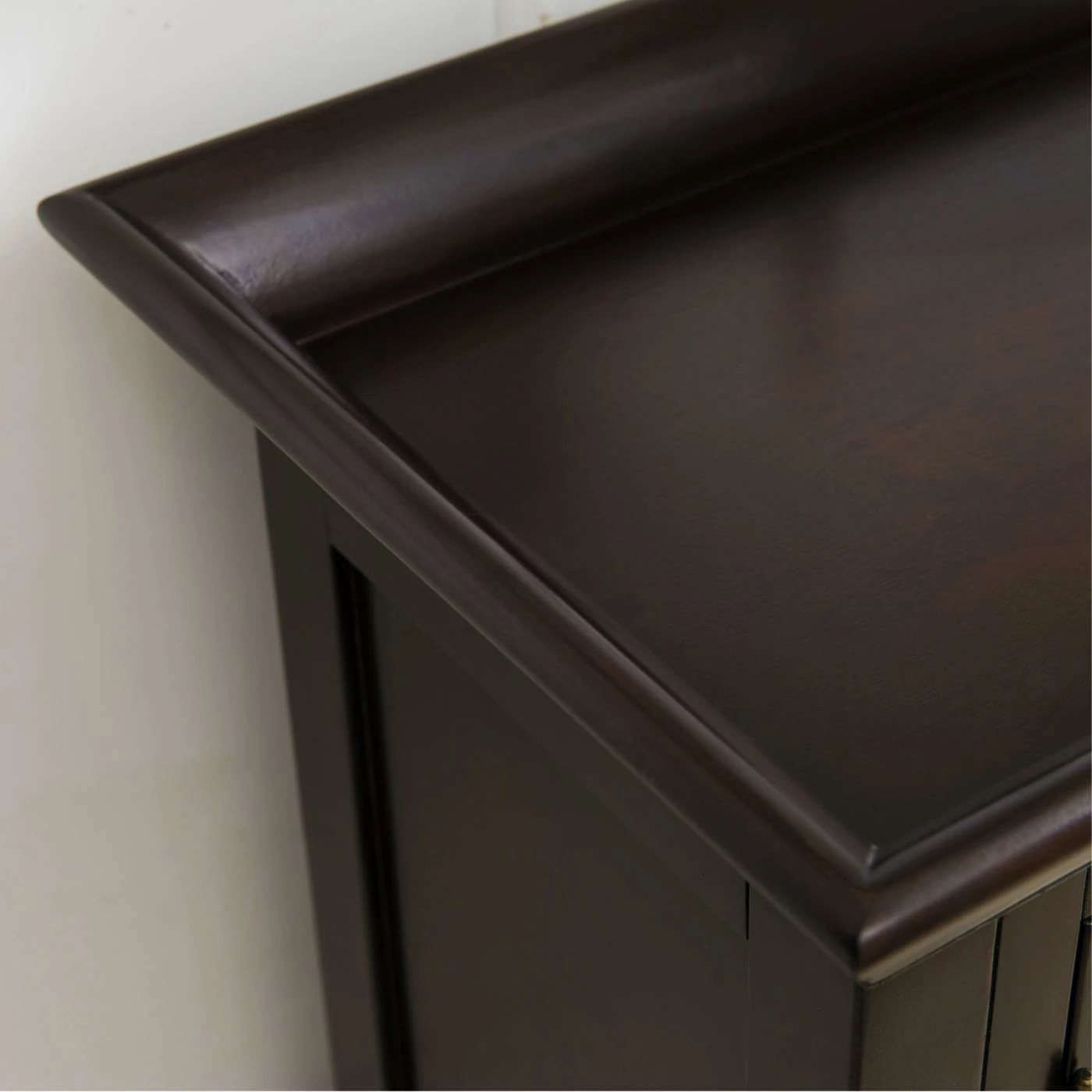 Cheapest π Assembly Required Accent Cabinets & Decorative Chests Leick Home Tray Edge Foyer Cabinet π - Image 4