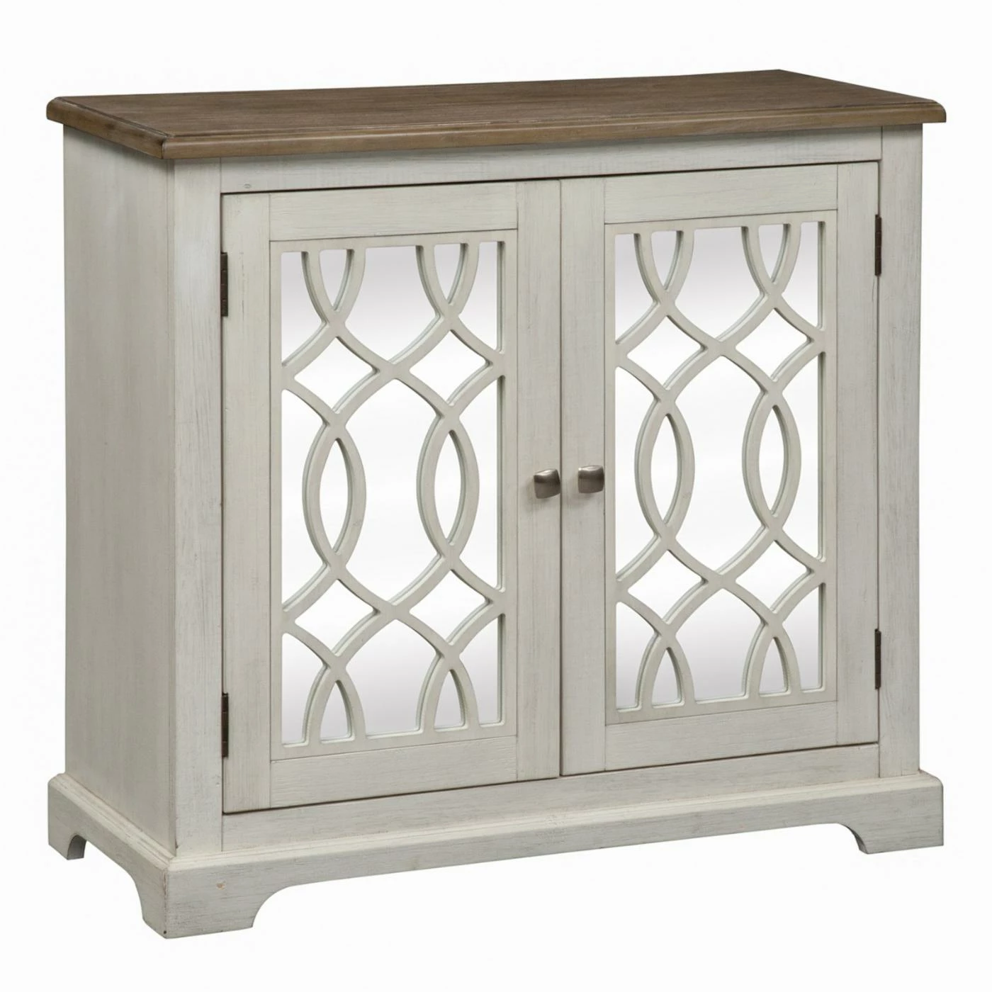 Top 10 ✨ Fully Assembled Accent Cabinets & Decorative Chests Liberty Furniture Industries Emory 2 Door Mirrored Accent Cabinet ✔️ - Image 4
