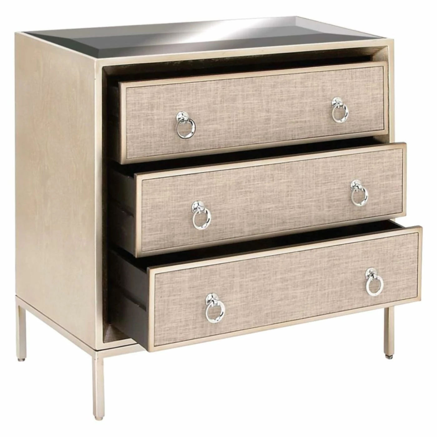 Cheap π₯° Fully Assembled Accent Cabinets & Decorative Chests DecMode Mirror Decorative Chest β - Image 4