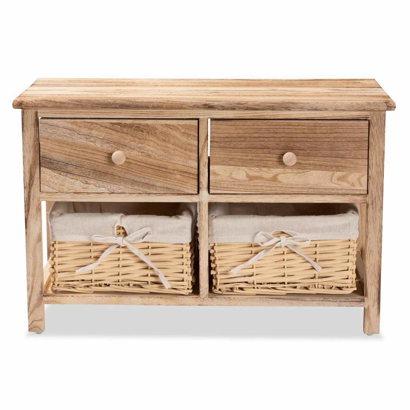 New βοΈ Baxon Studio Fully Assembled Accent Cabinets & Decorative Chests Baxton Studio Kenwood Storage Unit π₯° - Image 4