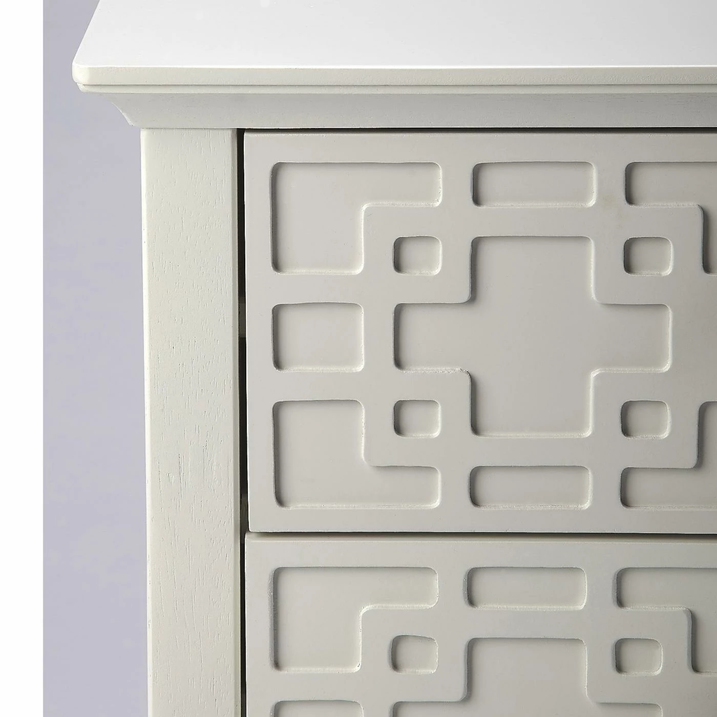 Best deal 🎁 Fully Assembled Accent Cabinets & Decorative Chests Butler Specialty Kinsley Glossy White 3-Drawer Accent Chest 👍 - Image 6