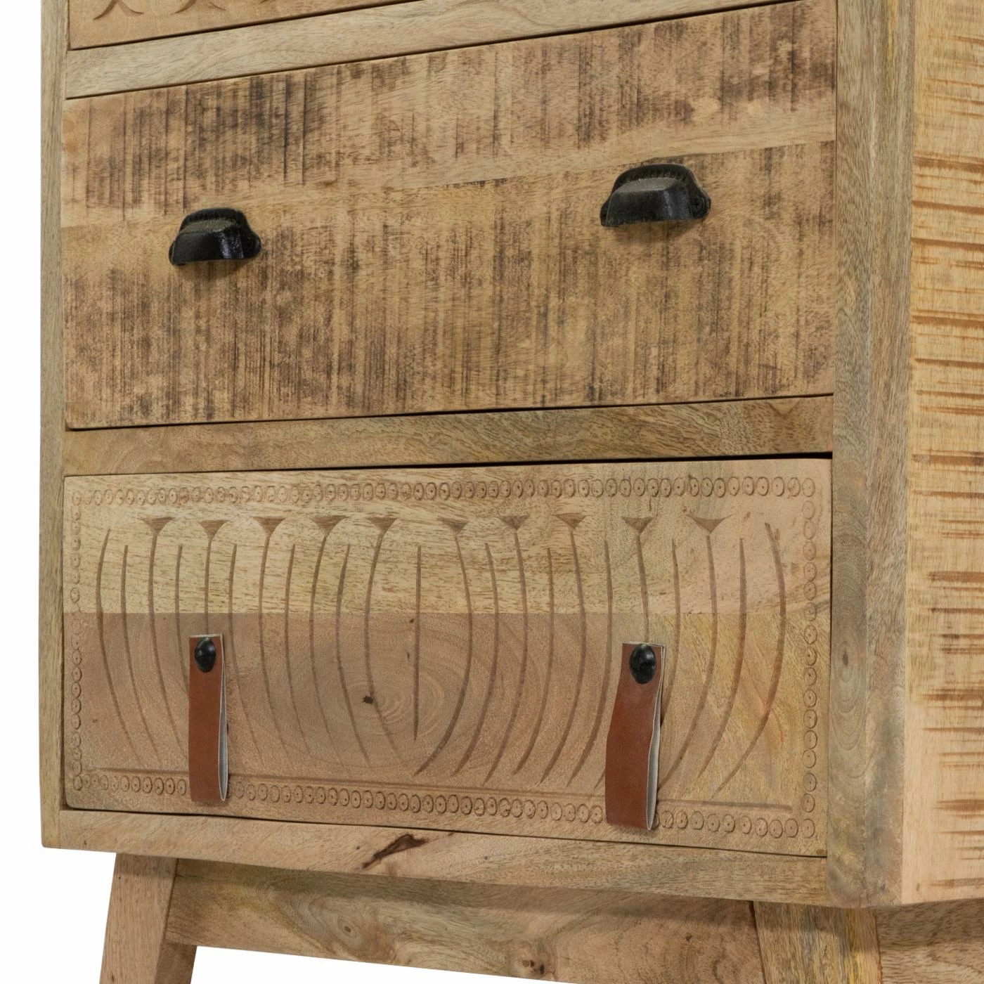 Brand new β¨ Assembly Required Accent Cabinets & Decorative Chests Furniture Of America Dorriston Natural Tone 4-Drawer Chest π - Image 6