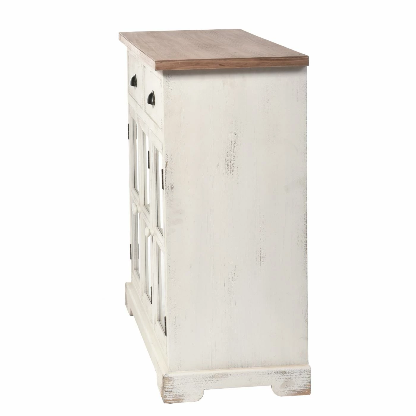 Buy π― Wood Accent Cabinets & Decorative Chests StyleCraft Shabby Chic 3 Door 2 Drawer Window Pane Accent Cabinet π₯° - Image 6
