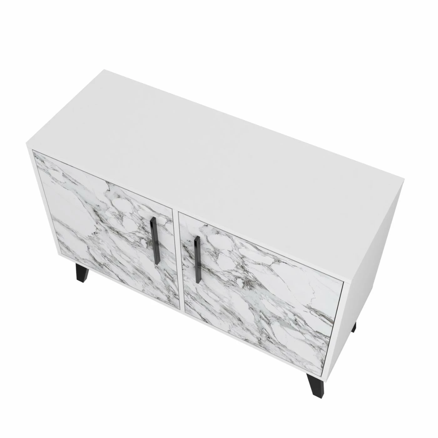 Coupon ๐ Assembly Required Accent Cabinets & Decorative Chests Manhattan Comfort Amsterdam Mid-Century/Modern Marbled 2 Door Accent Chest ๐ - Image 7