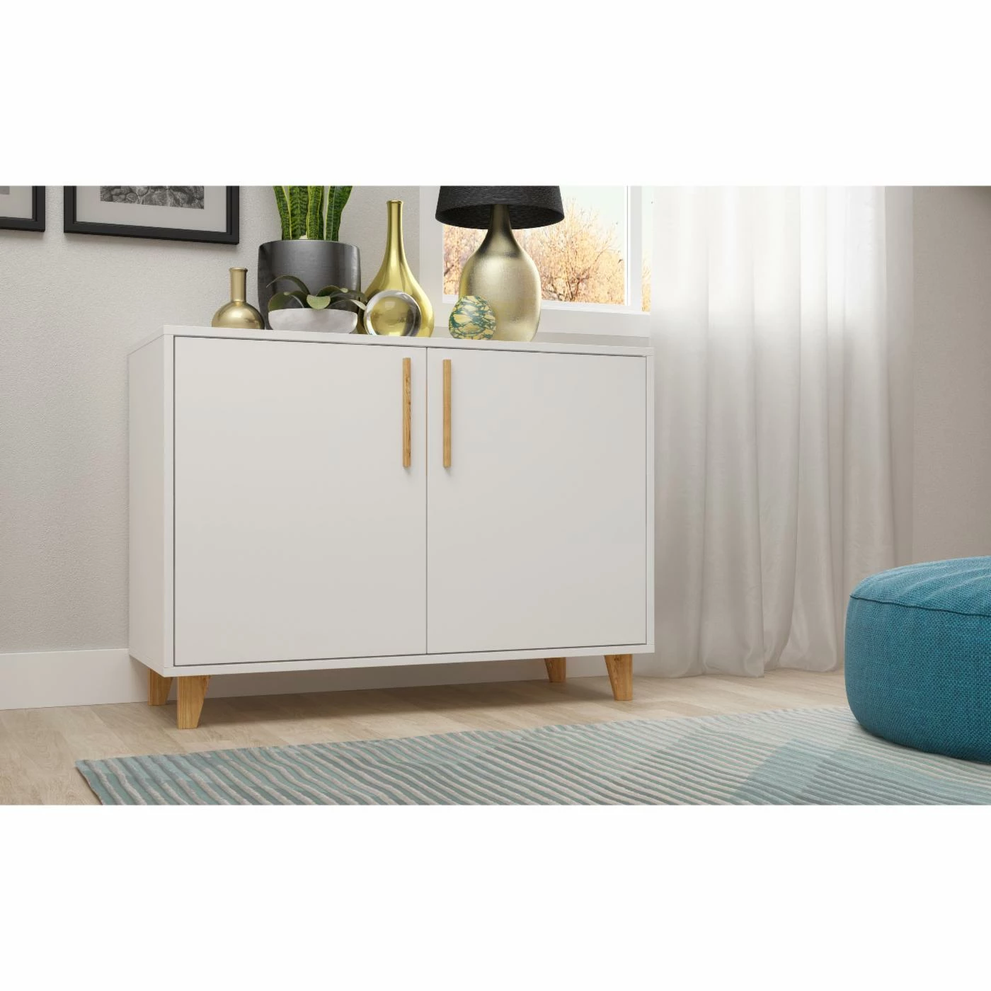 Deals 🛒 Assembly Required Accent Cabinets & Decorative Chests Manhattan Comfort Herald Mid-Century/Modern Accent Cabinet 🎉 - Image 7