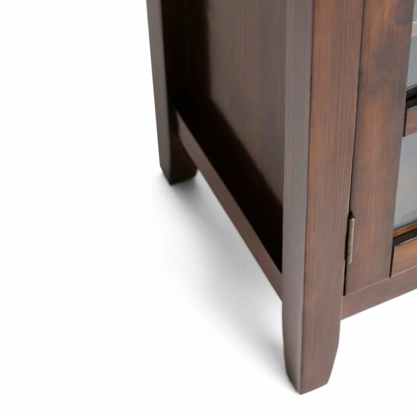 Discount โญ Brooklyn & Max Assembly Required Accent Cabinets & Decorative Chests Brooklyn + Max Holden Pine Wood Glass Door 30 In. Storage Cabinet ๐ - Image 7