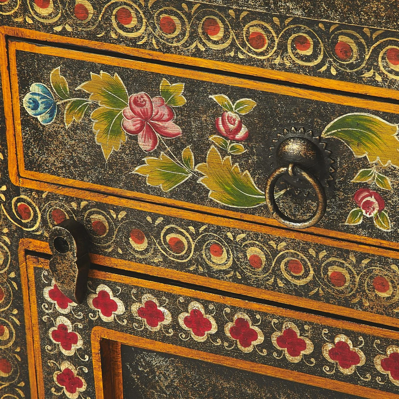 Cheap π Fully Assembled Accent Cabinets & Decorative Chests Butler Specialty Bihar Hand Painted Accent Chest β - Image 7