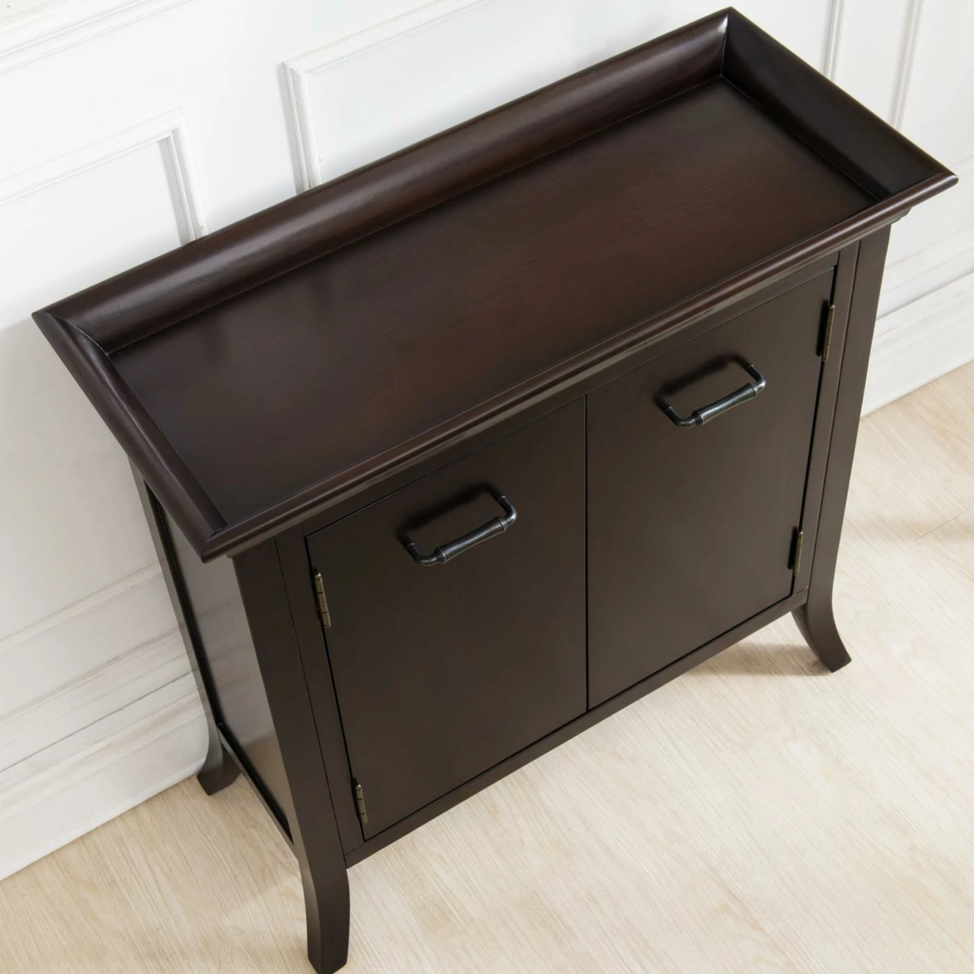 Cheapest π Assembly Required Accent Cabinets & Decorative Chests Leick Home Tray Edge Foyer Cabinet π - Image 8