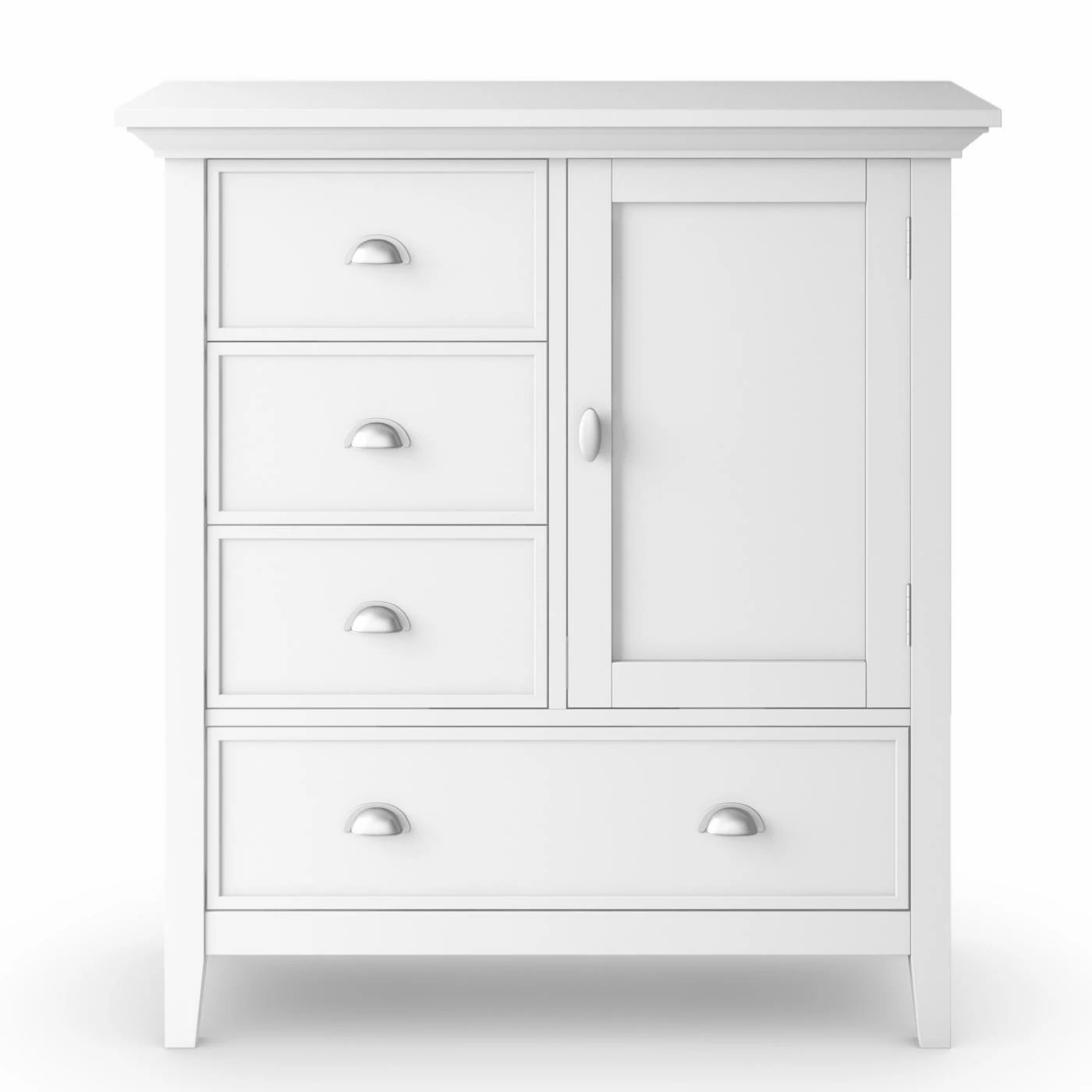 Brand new ๐ Brooklyn & Max Wood Accent Cabinets & Decorative Chests Brooklyn & Max Stanwick 4 Drawer 1 Door Accent Cabinet ๐ - Image 8