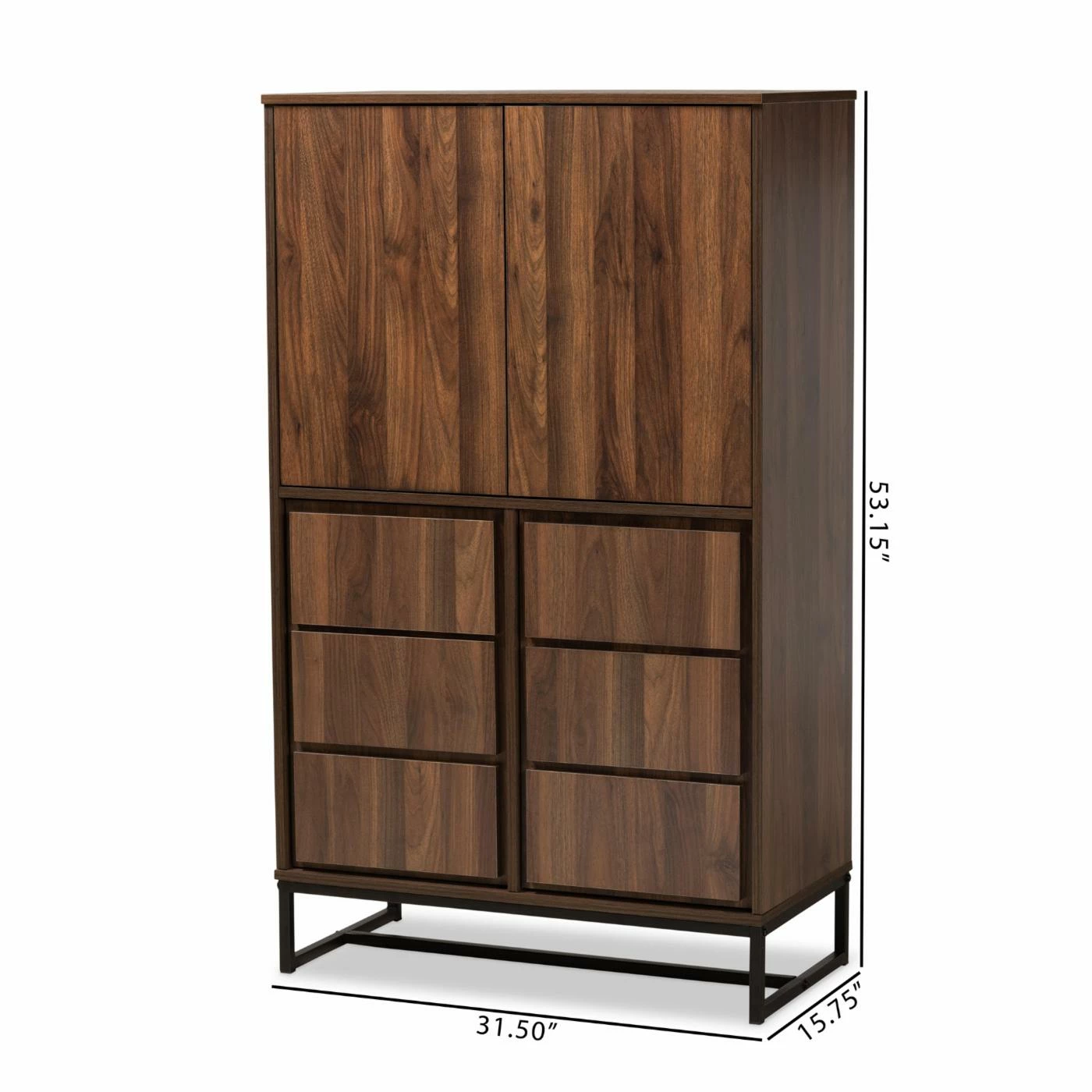 Brand new π₯ Baxon Studio Assembly Required Accent Cabinets & Decorative Chests Baxton Studio Neil Storage Cabinet π - Image 8