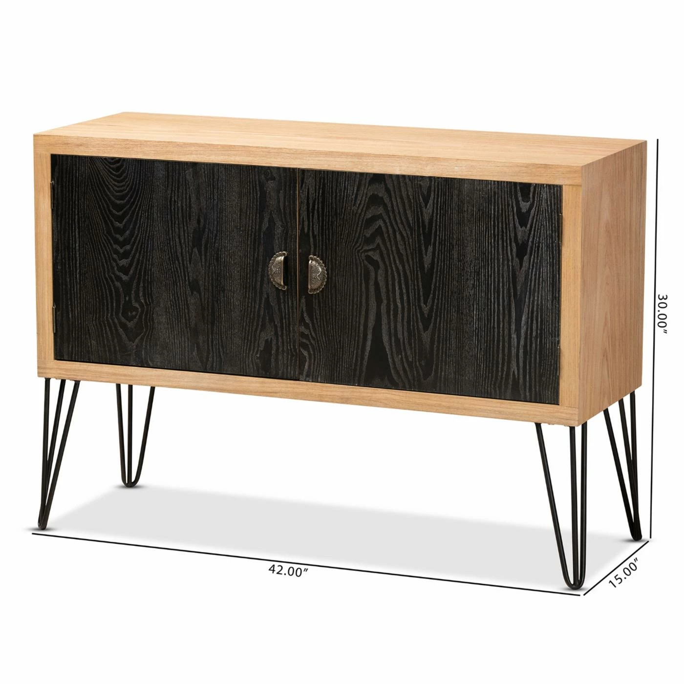 Deals ๐ Baxon Studio Assembly Required Accent Cabinets & Decorative Chests Baxton Studio Denali Storage Cabinet โค๏ธ - Image 8