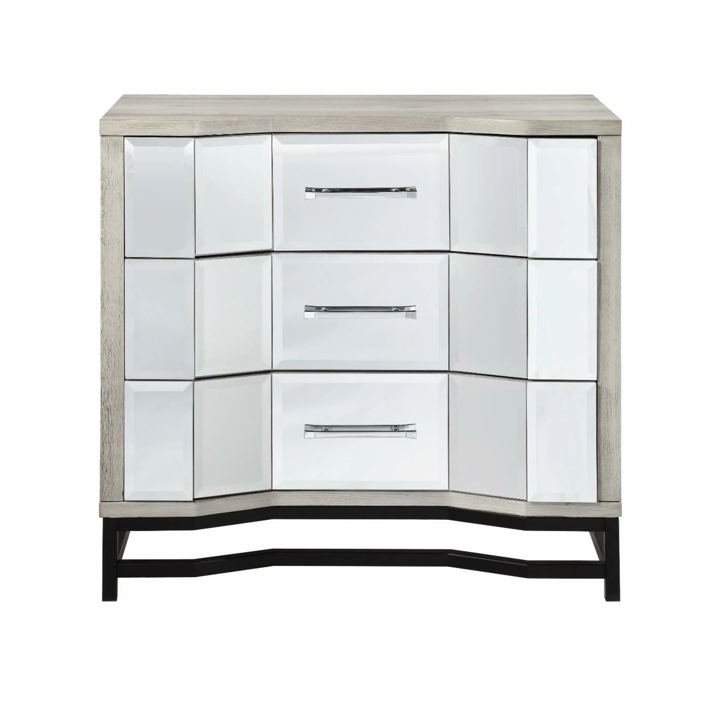 Best Pirce 𧨠Some Assembly Required Accent Cabinets & Decorative Chests Coast To Coast Imports Gabby 3 Drawer Accent Cabinet π - Image 3