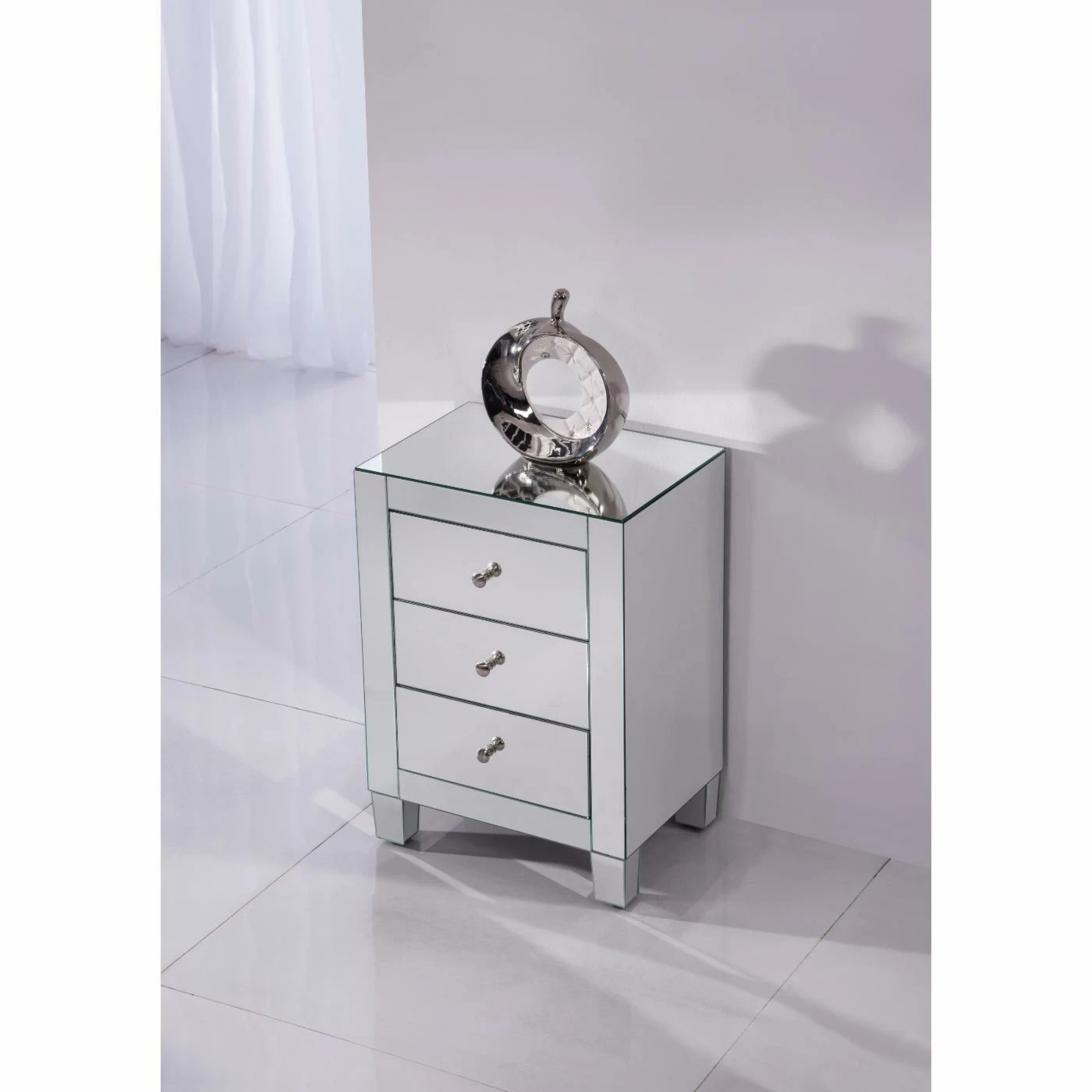 Discount ๐ Assembly Required Accent Cabinets & Decorative Chests Elegant Decor 3 Drawer Decorative Chest ๐ฅฐ - Image 3