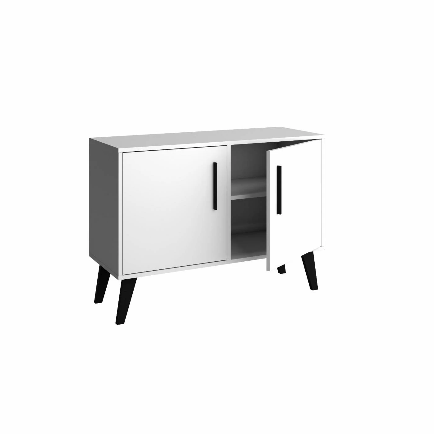 Flash Sale ๐งจ Assembly Required Accent Cabinets & Decorative Chests Manhattan Comfort Amsterdam Mid-Century/Modern 2 Door Accent Chest ๐ - Image 3