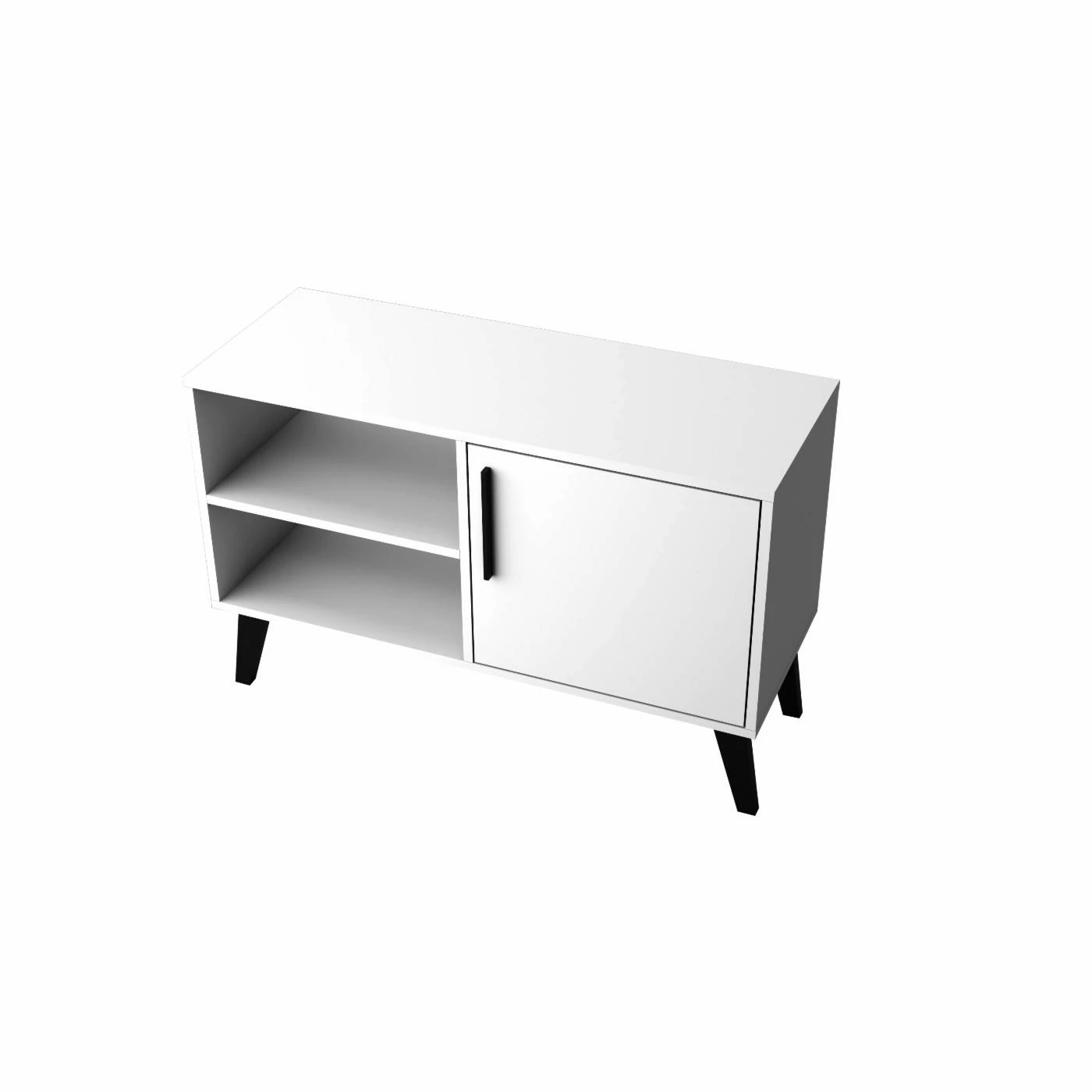 Hot Sale 👍 Assembly Required Accent Cabinets & Decorative Chests Manhattan Comfort Amsterdam Mid-Century/Modern 1 Door Accent Chest 🌟 - Image 3