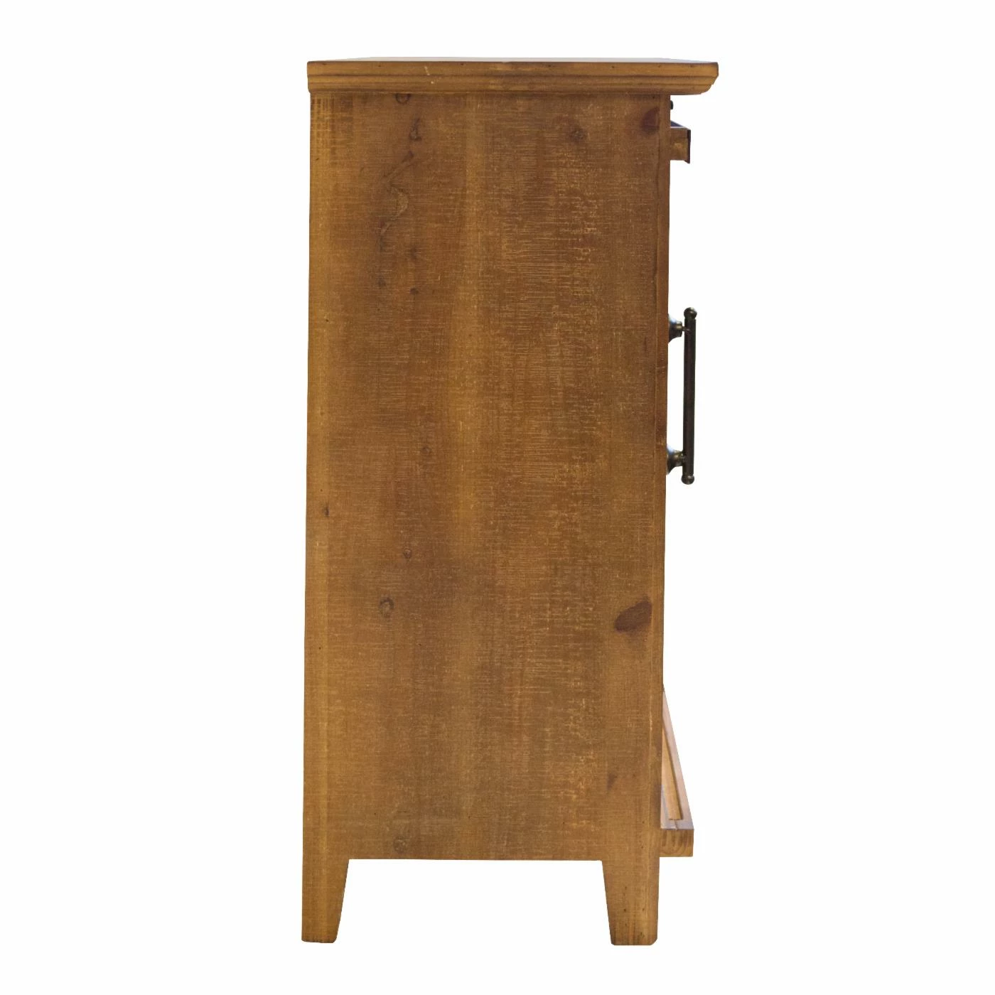 Best Pirce 𧨠Wood Accent Cabinets & Decorative Chests OS Home And Office Furniture Home Rustic Farm House, Antique Barn Door, Multi Color Wood Pantry With Four Drawers And Two Shelves π€© - Image 2