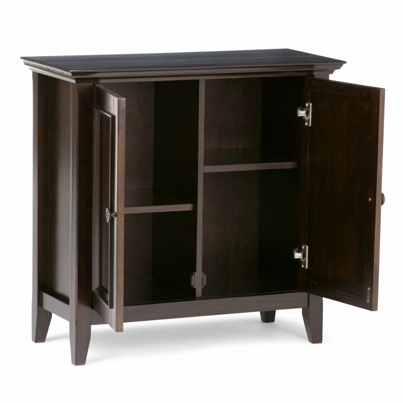 Cheapest 👍 Brooklyn & Max Assembly Required Accent Cabinets & Decorative Chests Brooklyn + Max Washington Pine Wood 2 Door Storage Cabinet 😀 - Image 3