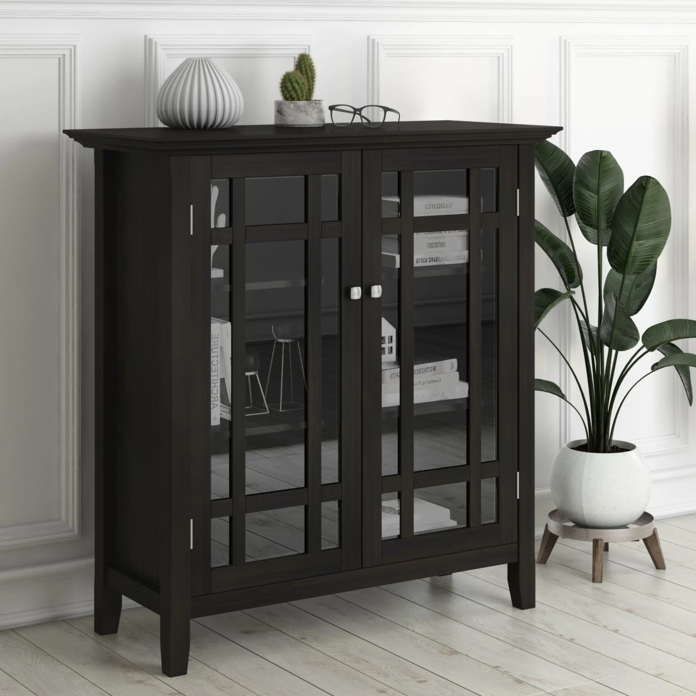Best Sale 🥰 Brooklyn & Max Wood Accent Cabinets & Decorative Chests Brooklyn & Max Hampton Medium Storage Accent Cabinet 🔔 - Image 3