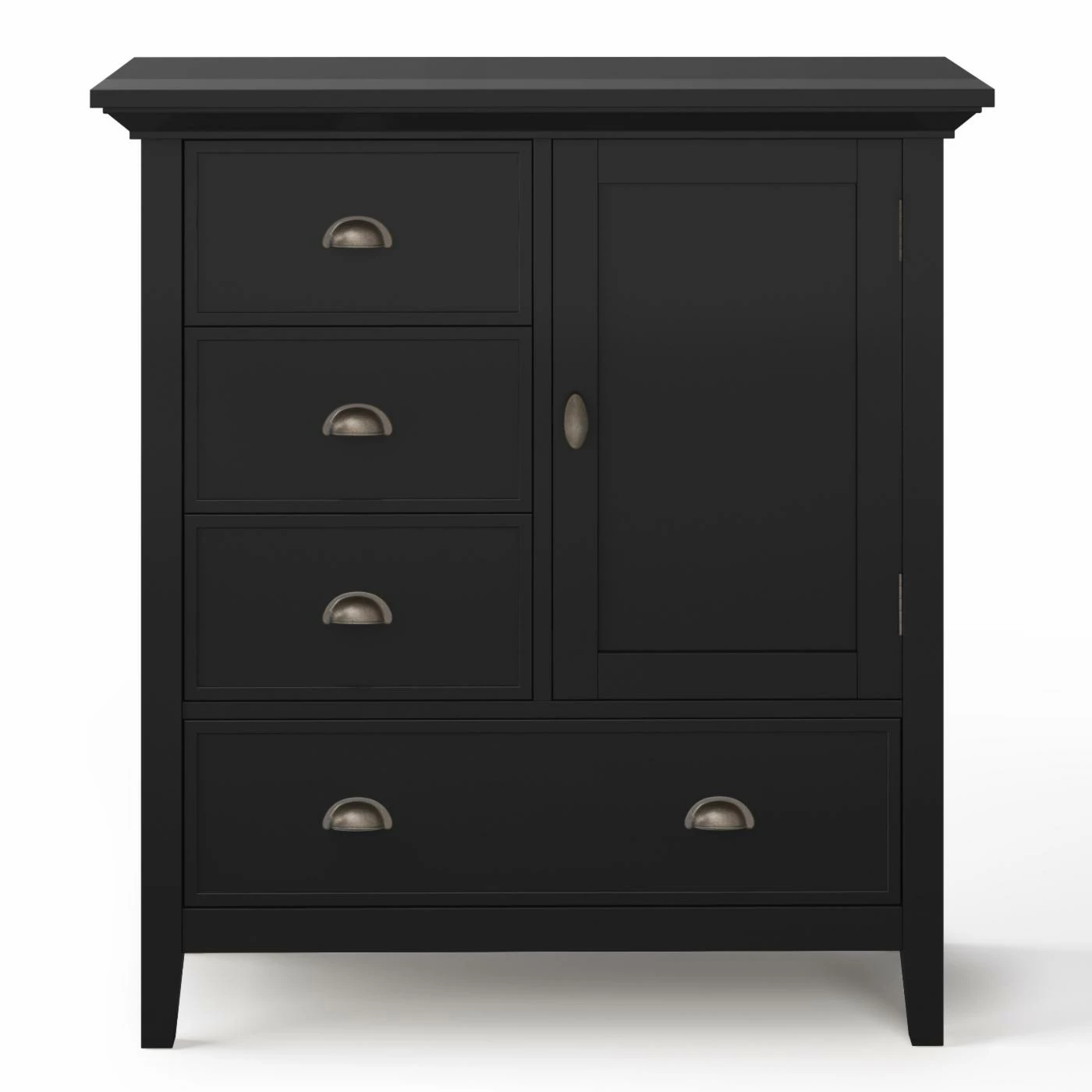 Brand new ๐ Brooklyn & Max Wood Accent Cabinets & Decorative Chests Brooklyn & Max Stanwick 4 Drawer 1 Door Accent Cabinet ๐ - Image 3