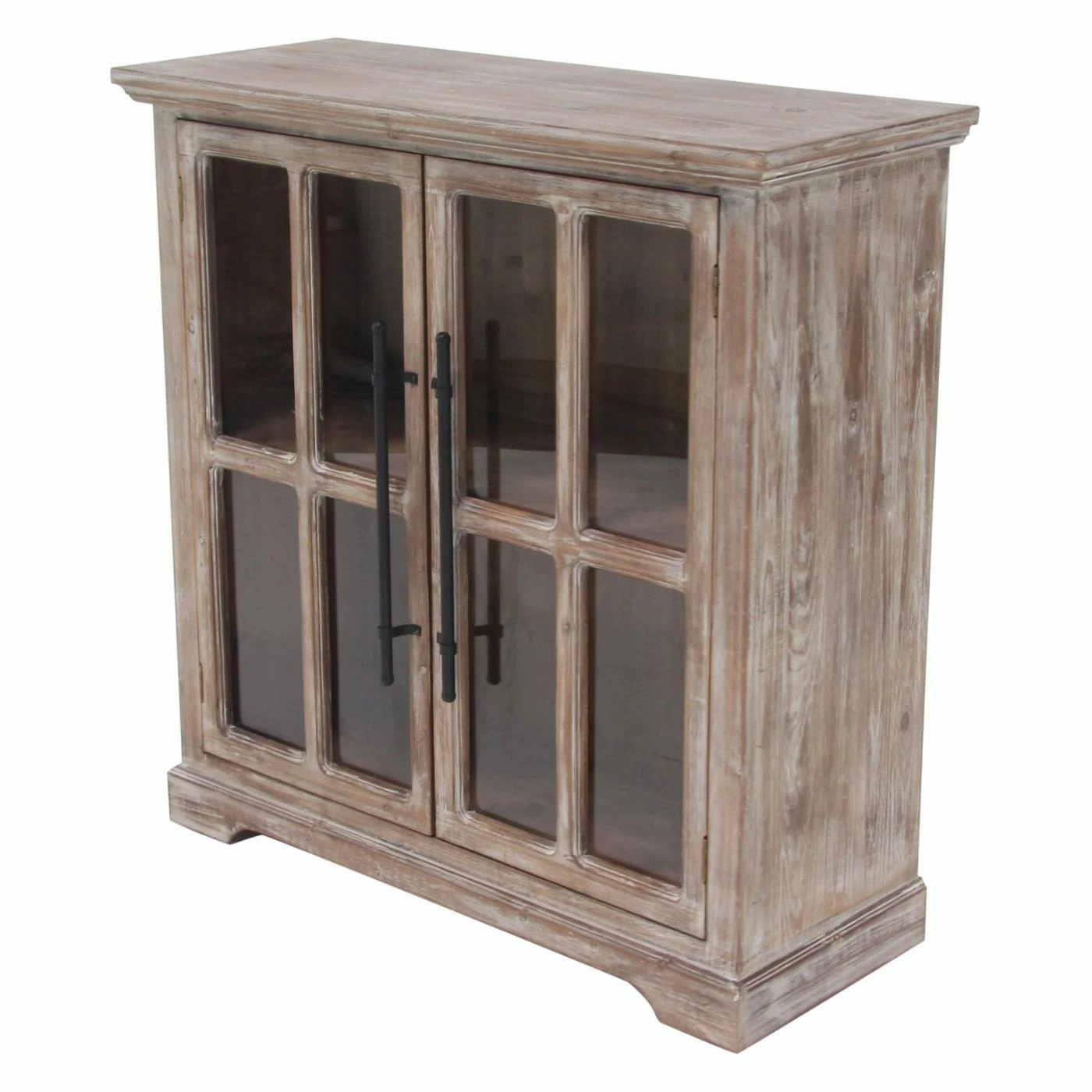 Flash Sale π Fully Assembled Accent Cabinets & Decorative Chests DecMode Traditional 2 Door Wooden Rectangular Cabinet β - Image 3