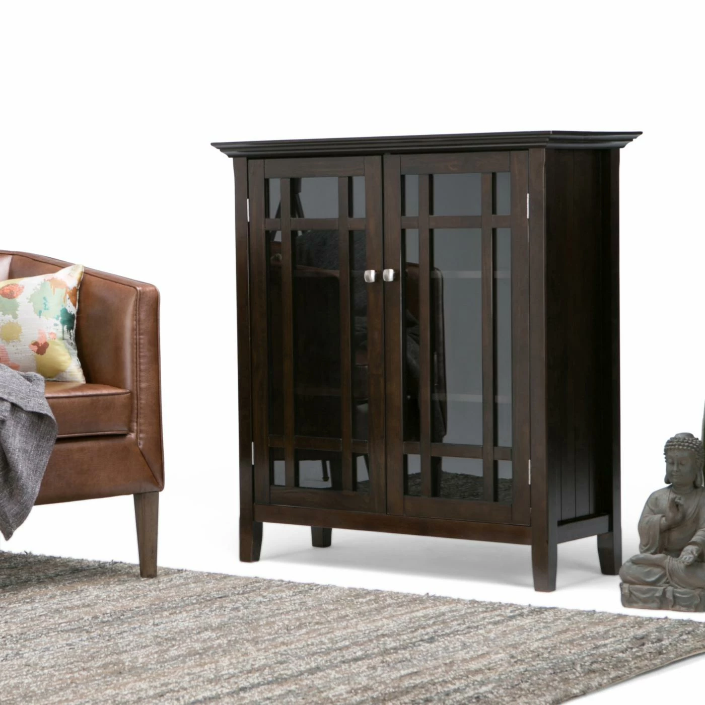 Discount 😀 Brooklyn & Max Assembly Required Accent Cabinets & Decorative Chests Brooklyn + Max Hampton 39 In. Pine Wood Storage Cabinet 🌟 - Image 2