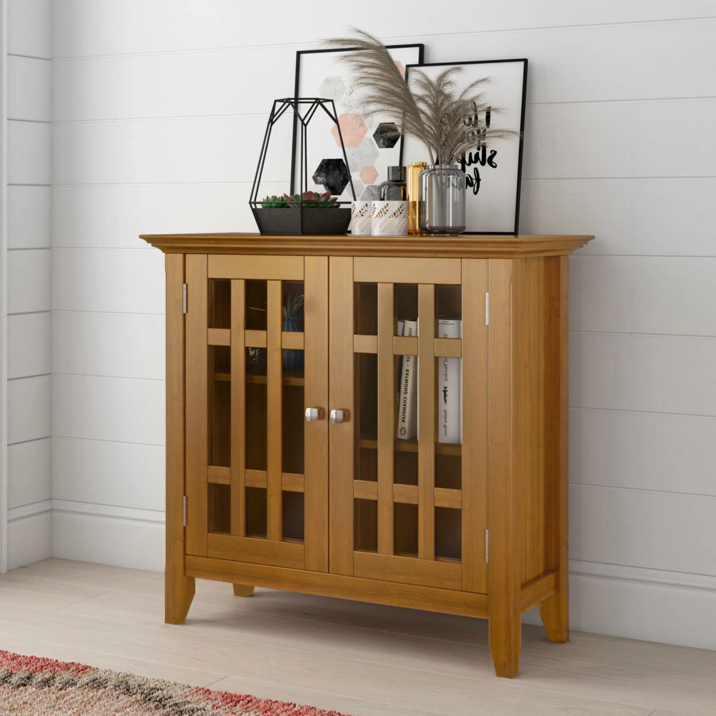 Deals 💯 Brooklyn & Max Assembly Required Accent Cabinets & Decorative Chests Brooklyn & Max Hampton Low Storage Accent Cabinet 🛒 - Image 2