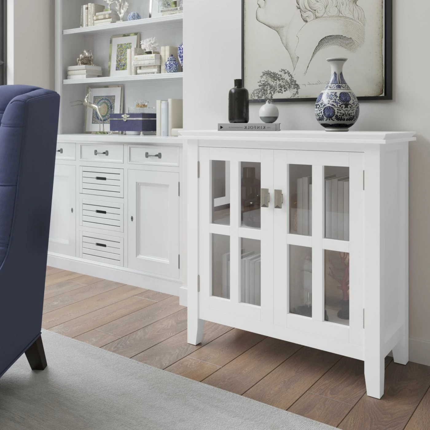 Best Sale π Brooklyn & Max Assembly Required Accent Cabinets & Decorative Chests Brooklyn & Max Holden Low Storage Accent Cabinet β¨ - Image 2