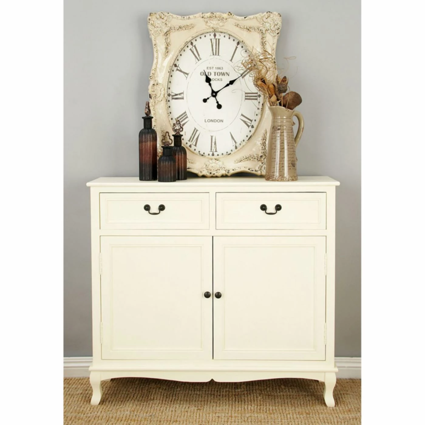 Deals β¨ Fully Assembled Accent Cabinets & Decorative Chests DecMode Wooden Storage Cabinet π― - Image 2