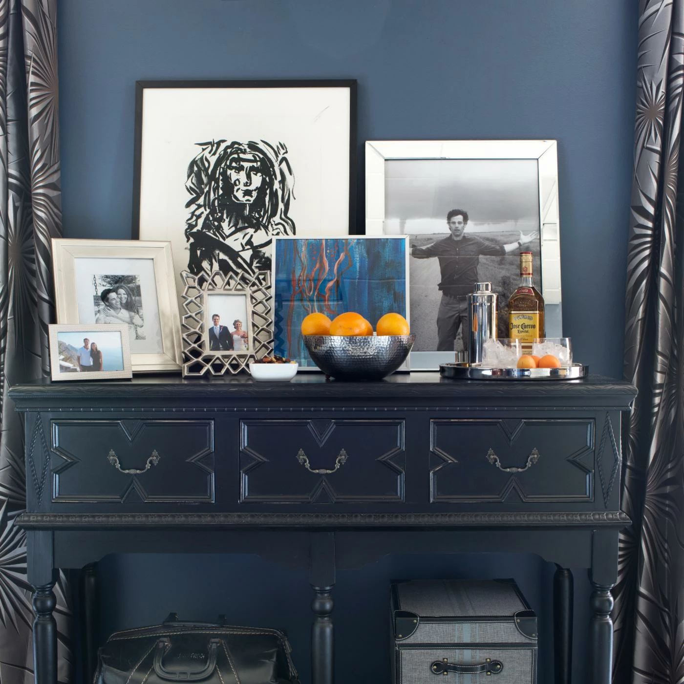 New ๐ Wayborn Wood Accent Cabinets & Decorative Chests Biglot Console Buffet Table ๐ฏ - Image 2