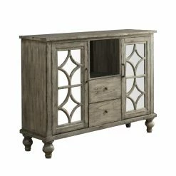 Hot Sale ✨ Assembly Required Accent Cabinets & Decorative Chests Benzara Console Table With 2 Doors And 2 Drawers 🎁