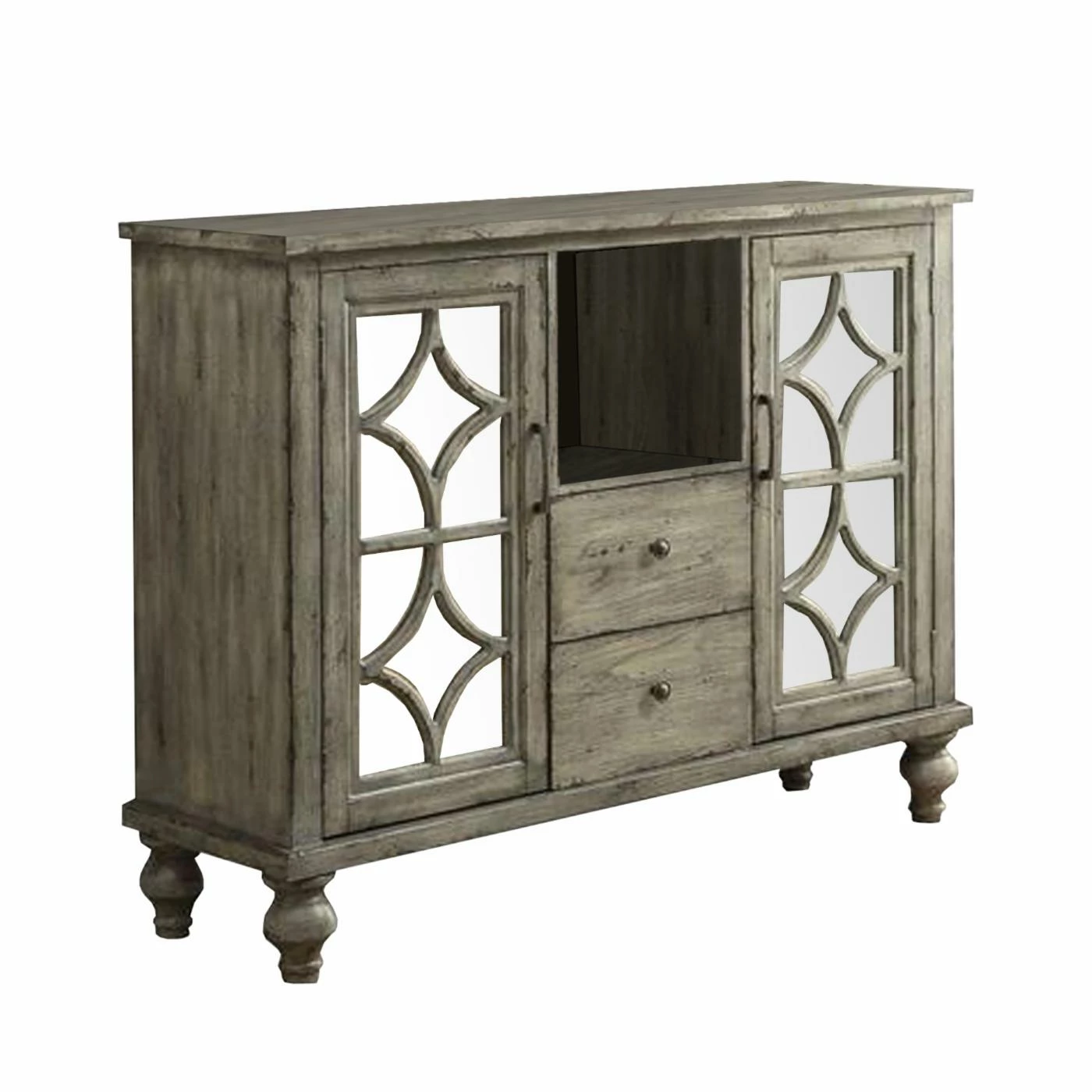 Hot Sale β¨ Assembly Required Accent Cabinets & Decorative Chests Benzara Console Table With 2 Doors And 2 Drawers π