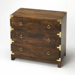 Cheapest ✨ Butler Specialty Fully Assembled Accent Cabinets & Decorative Chests Butler Forster Campaign 3 Drawer Accent Chest 🌟
