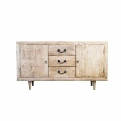 New 🎉 Some Assembly Required Accent Cabinets & Decorative Chests Bloomingville 3 Drawer Storage Console 🔥