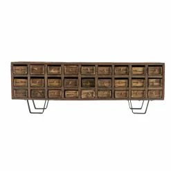 Hot Sale ⭐ Fully Assembled Accent Cabinets & Decorative Chests 3R Studios Reclaimed Wood Brick Mold Chest ⭐