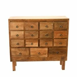 Best Sale ⭐ Some Assembly Required Accent Cabinets & Decorative Chests Creative Co-Op Reclaimed Wood 15-Drawer Apothecary Chest 🤩