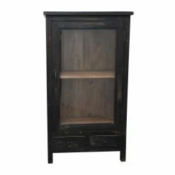 Deals 😀 Fully Assembled Accent Cabinets & Decorative Chests Creative Co-Op Reclaimed Wood Display Cabinet ❤️