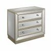 Discount 😍 Assembly Required Accent Cabinets & Decorative Chests Coast To Coast Mirrored 3 Drawer Rectangle Chest 🌟