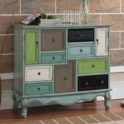 Cheap ⭐ Assembly Required Accent Cabinets & Decorative Chests Coast To Coast Nine Drawer 2 Door Cabinet 🤩