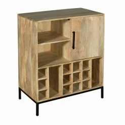 Cheap 🔔 Fully Assembled Accent Cabinets & Decorative Chests Coast To Coast Imports Winston 1 Door Wine Cabinet ⭐