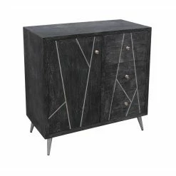 Deals 🧨 Metal Accent Cabinets & Decorative Chests Coast To Coast Imports Hawk 1 Door/3 Drawer Accent Cabinet ✔️