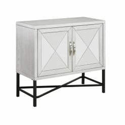 Buy 🔥 Glass Accent Cabinets & Decorative Chests Coast To Coast Imports Gabby 2 Door Accent Cabinet 😀