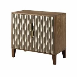 Coupon 🛒 Fully Assembled Accent Cabinets & Decorative Chests Coast To Coast Imports Fossil 2 Door Accent Cabinet ❤️