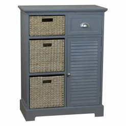 Promo 🥰 Fully Assembled Accent Cabinets & Decorative Chests Gallerie Decor Newport Four Drawer Cabinet 👍