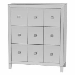 Best reviews of 🧨 Fully Assembled Accent Cabinets & Decorative Chests Gallerie Decor Reflections Mirrored Multi Drawer Cabinet 😍