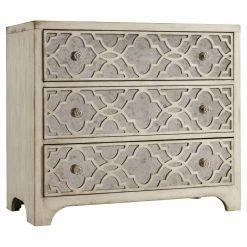 Outlet ✨ Assembly Required Accent Cabinets & Decorative Chests Hooker Furniture Sanctuary Fretwork Chest 🧨