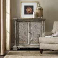 Promo 🥰 Fully Assembled Accent Cabinets & Decorative Chests Hooker Furniture True Vintage 2-Door Chest 😍